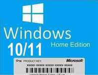 Ключ windows 10/11 домашняя (UA/RU/EN) постоянная офиц. лицензия 1ПК