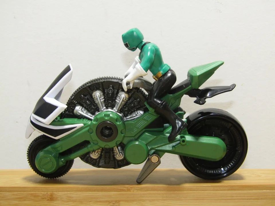 Мотоцикл Ninjago Power Rangers Samurai Green Disc з рейнджером