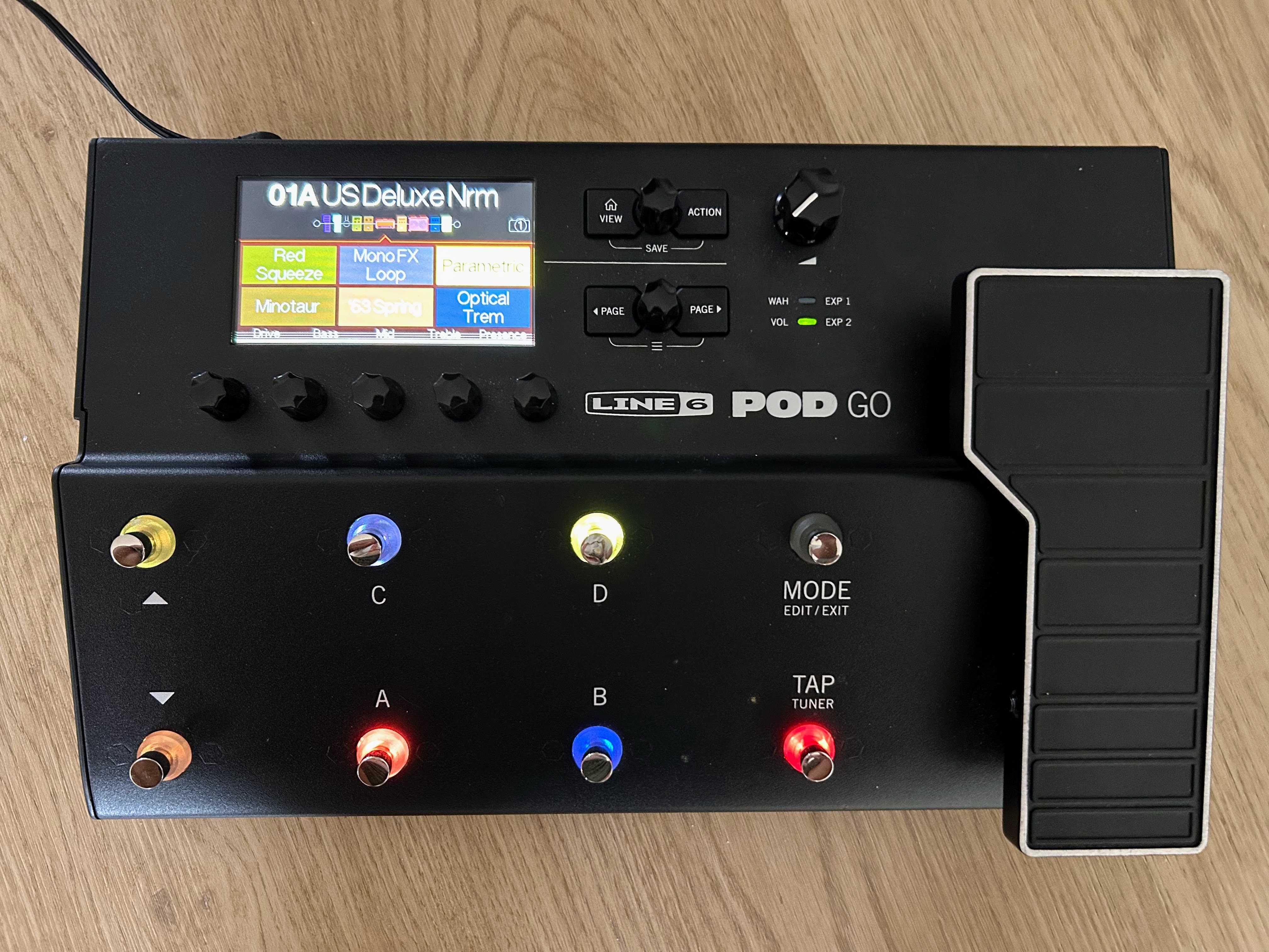 Line 6 Pod Go - multi fx para guitarra