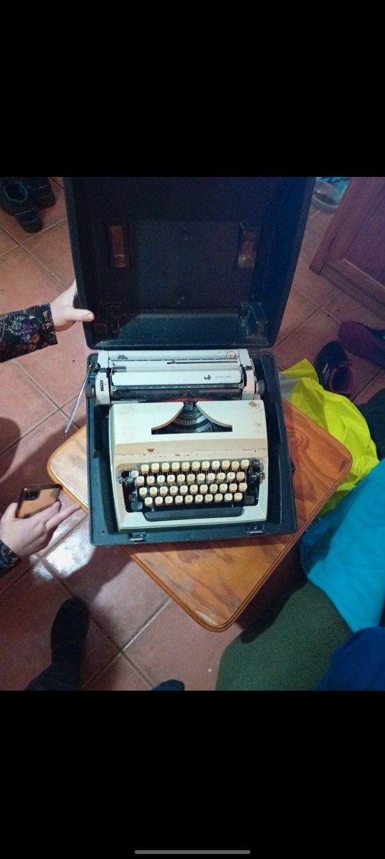 Máquina antiga de escrever
