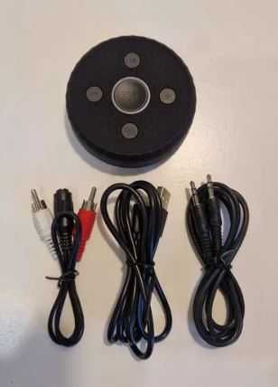 Odbiornik Bluetooth ZIOCOM do podłączenia głośników-3,5 mm Aux, RCA