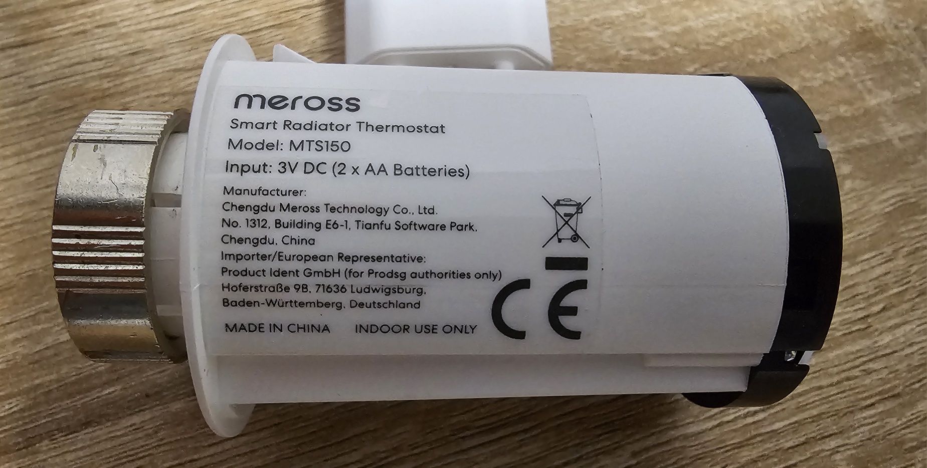 Meross zestaw 3x głowice MTS + bramka MSH