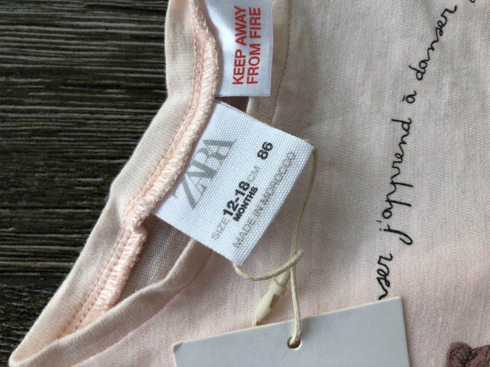 2x bluzka r.86 Zara i HM