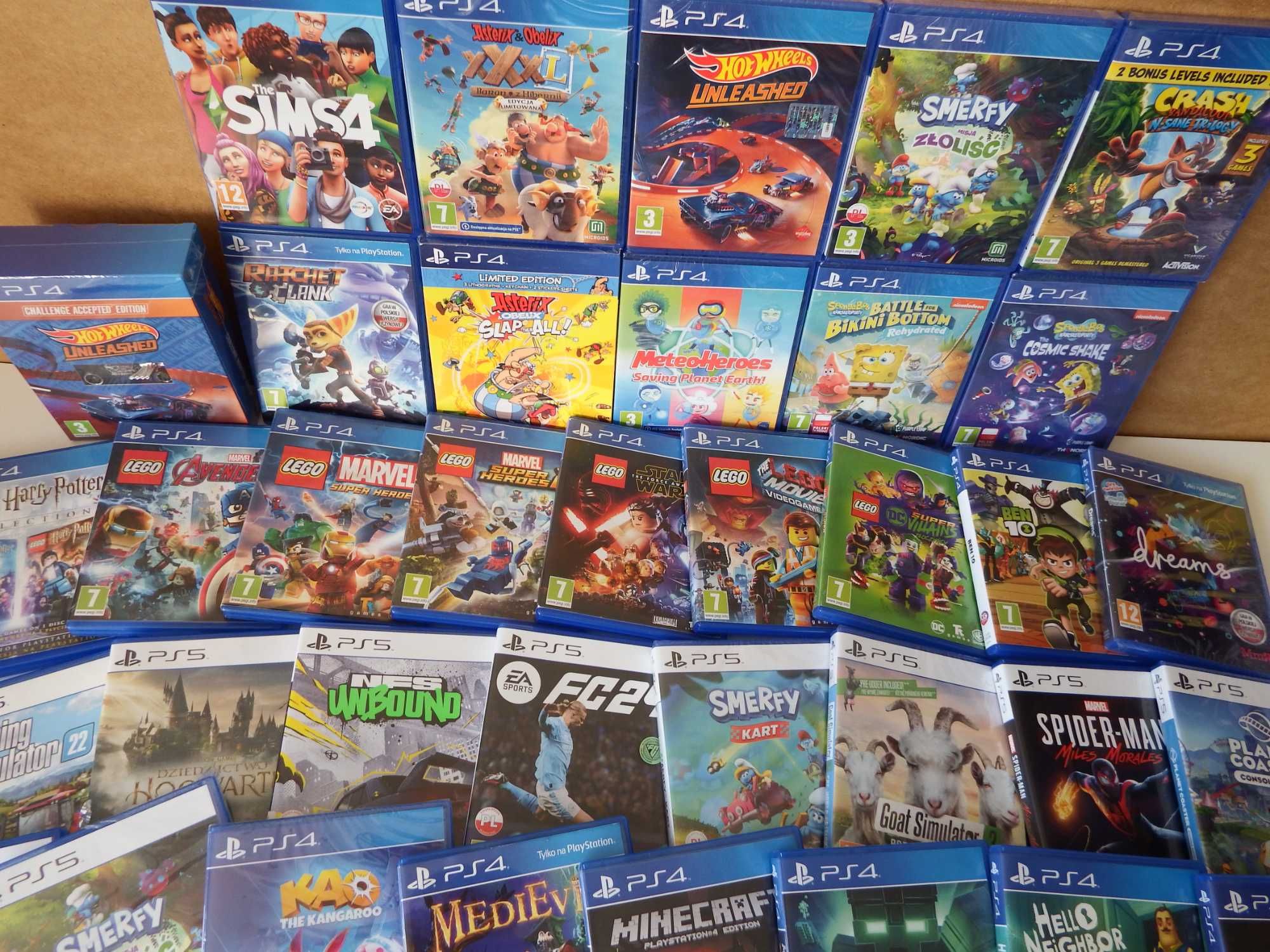 MINECRAFT PL PS4 / PS5 gry DLA DZIECI Sony Playstation PS4 + PS5