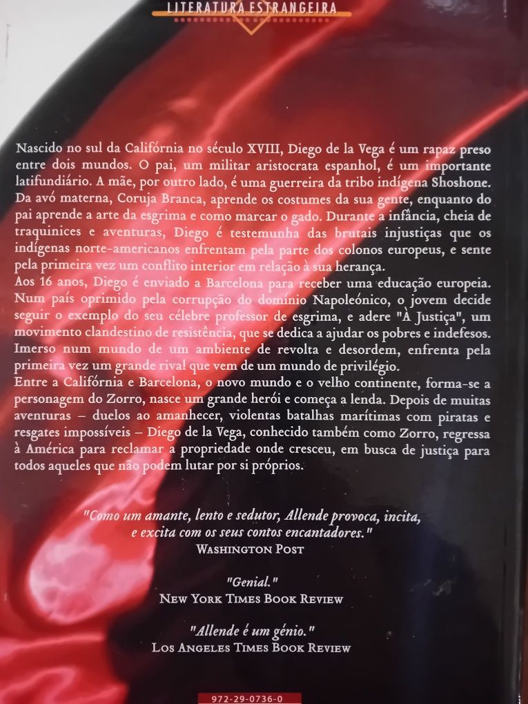 Zorro " Isabel Allende "
