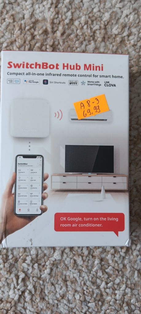 Switchbo hub termometr zew I wew Alexa, Siri, Hey google