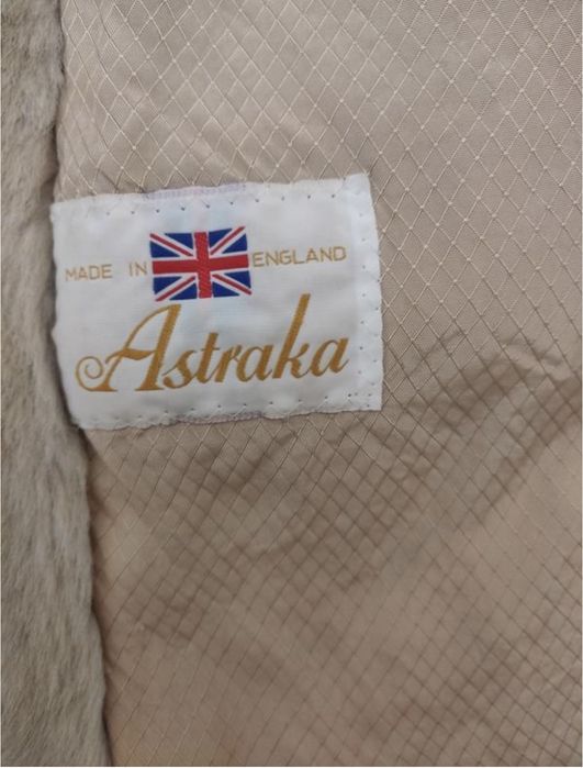 Шуба шубка еко хутро норка бежева