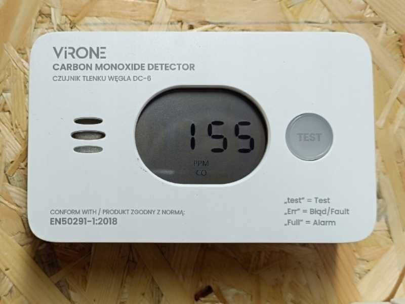 Czujnik Czadu "Tlenku Węgla" Sensor 10 lat NOWY SKUTECZNY