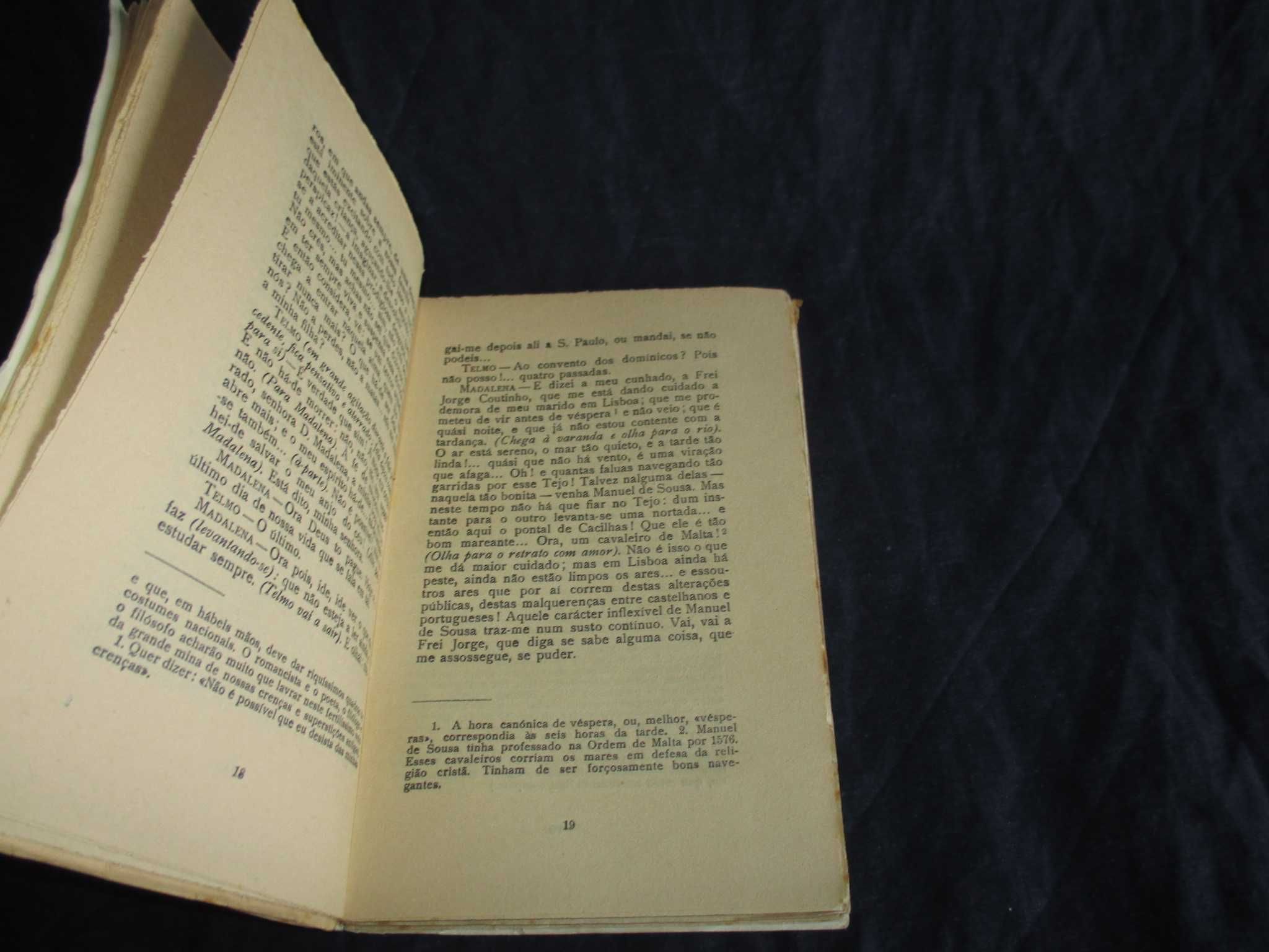 Livro Frei Luís de Sousa Garrett Rodrigues Lapa