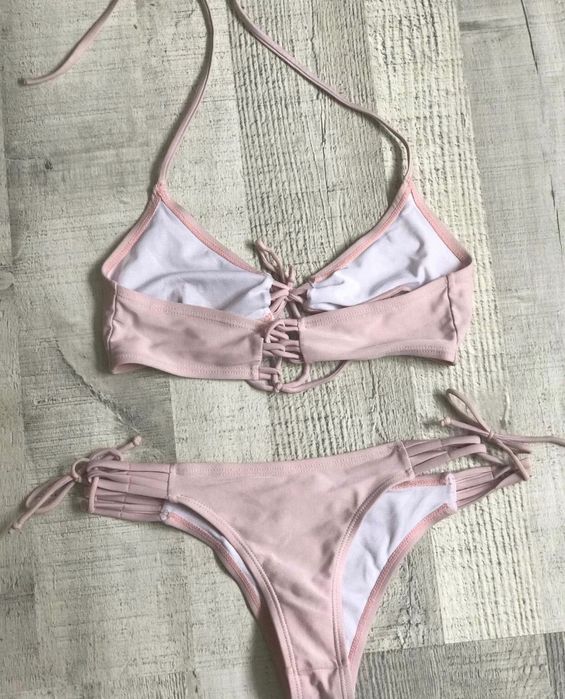 Bikini rosa bebé novo