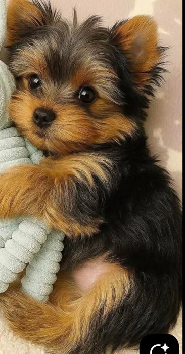 Yorkshire terrier super  Mini  toyExelenfte boneco qualidade para  ent