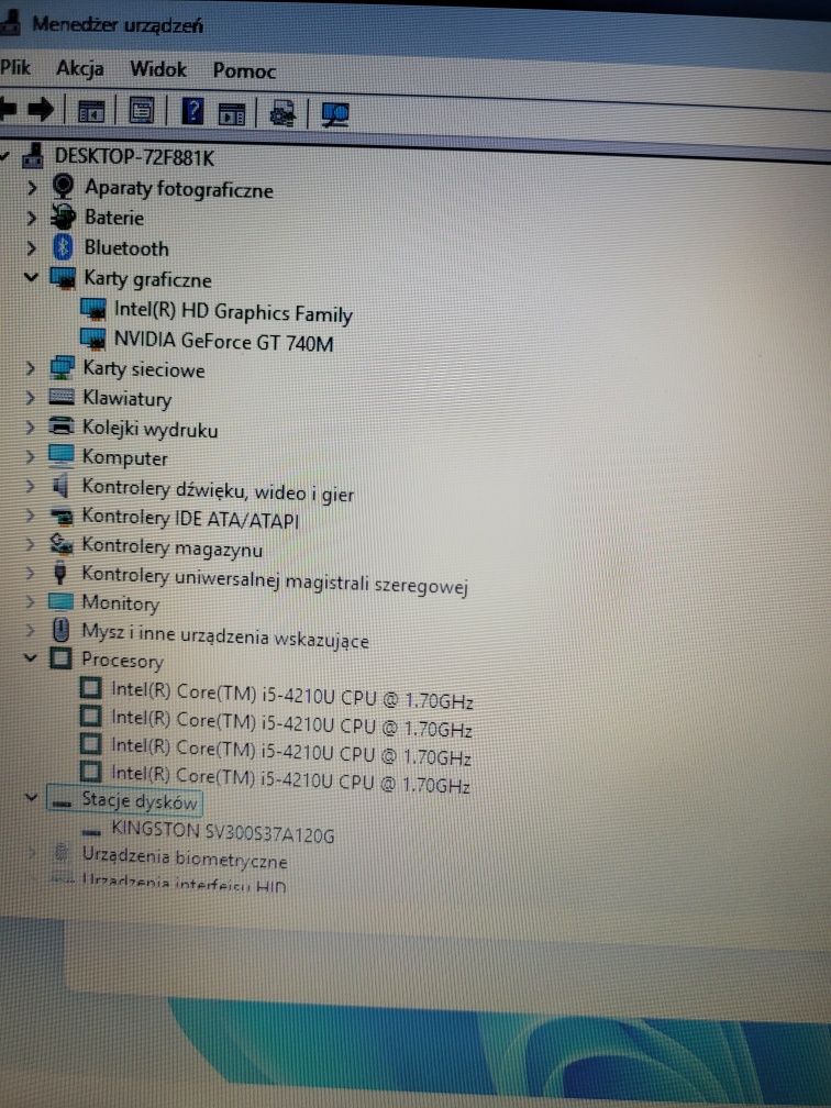 Dell vostro 5470 i5/ssd/Win11Pro 2 karty graficzne.