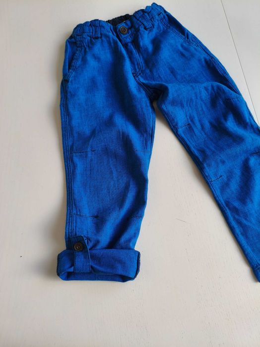 H&M spodnie Len 110