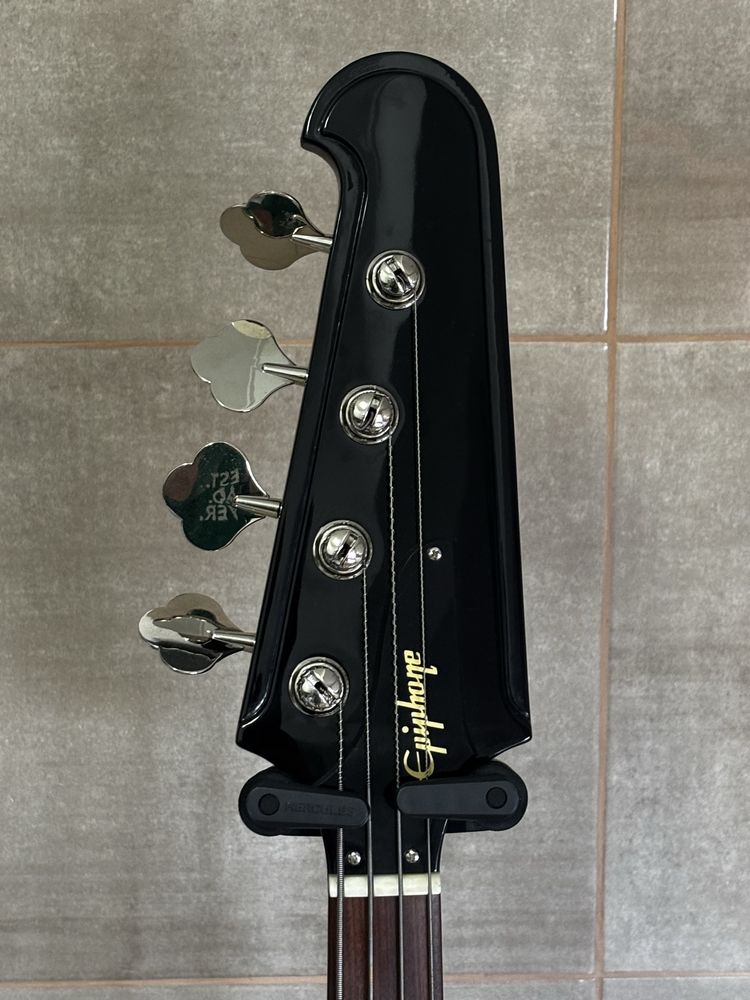 Baixo Epiphone Thunderbird 60s Bass, Ebony (Usado) - Excelente Estado!