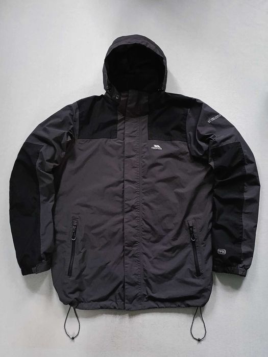 Waterproof Jacket XL Mens Tresspass Tres Shield TP50 Dark Grey
