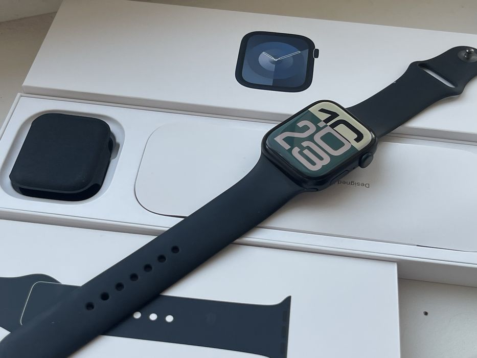 Apple watch 9 45mm | повний комплект | АКБ 89 % |