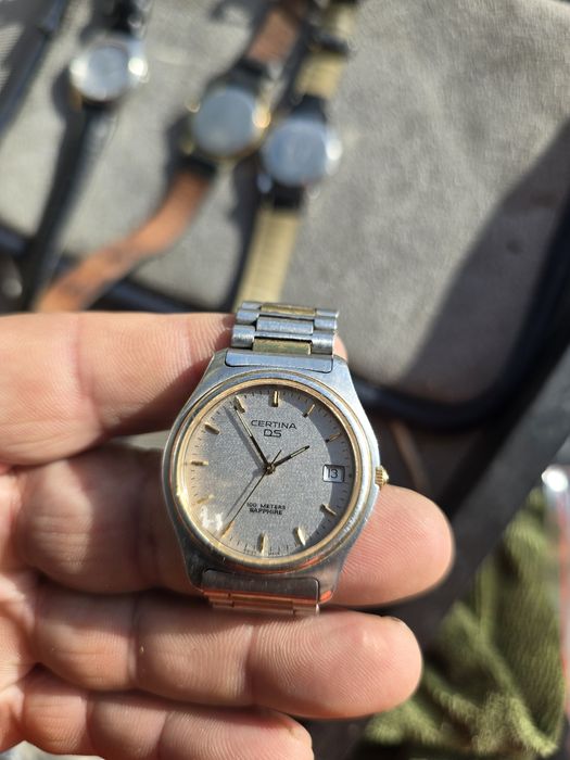 4 годиника  Tissot .. SeIko .Certina DS 100m сапфір