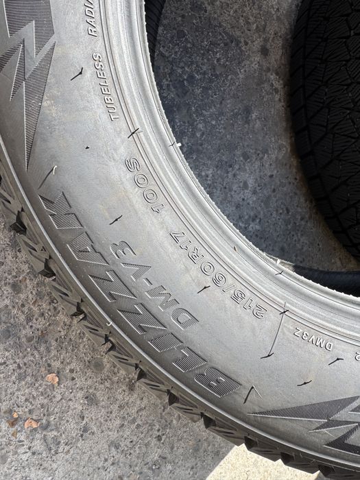 215/60R17 Bridgestone Blizzak DM-V2 і DM-V3 4шт