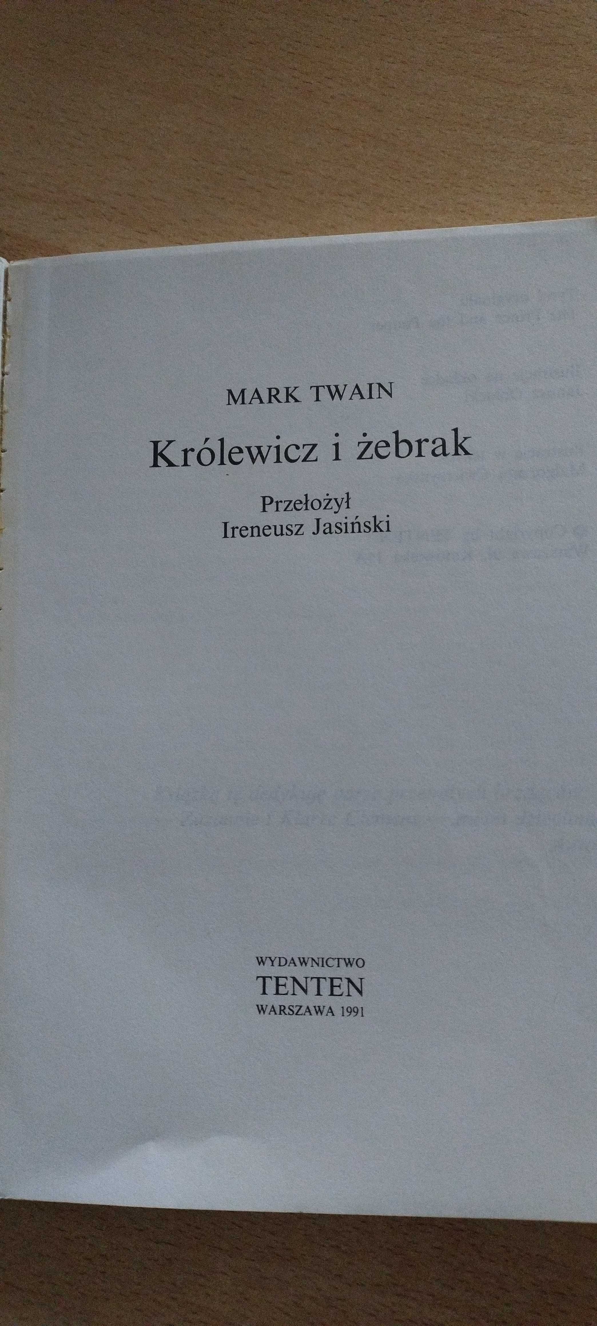 Królewicz i żebrak. Mark Twain.