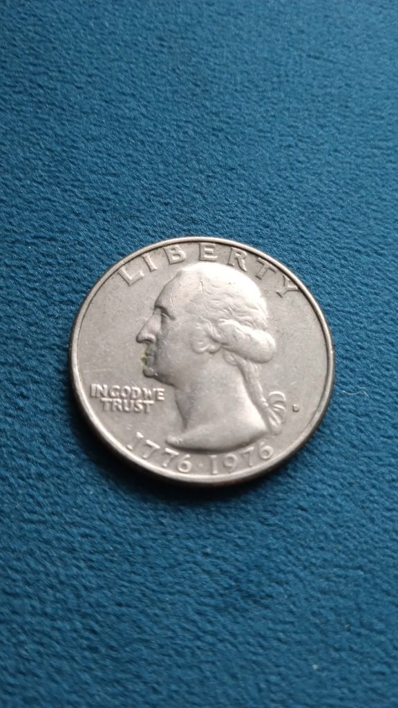 Moneta, quarter dollar, 1976r