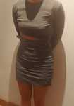 Vestido cinzento zara novo