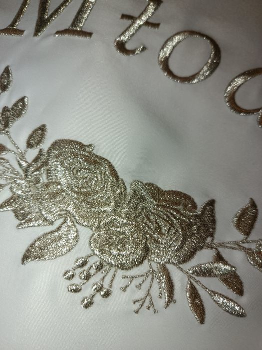 Bolerko / kurtka ślubna z napisem Panna Młoda