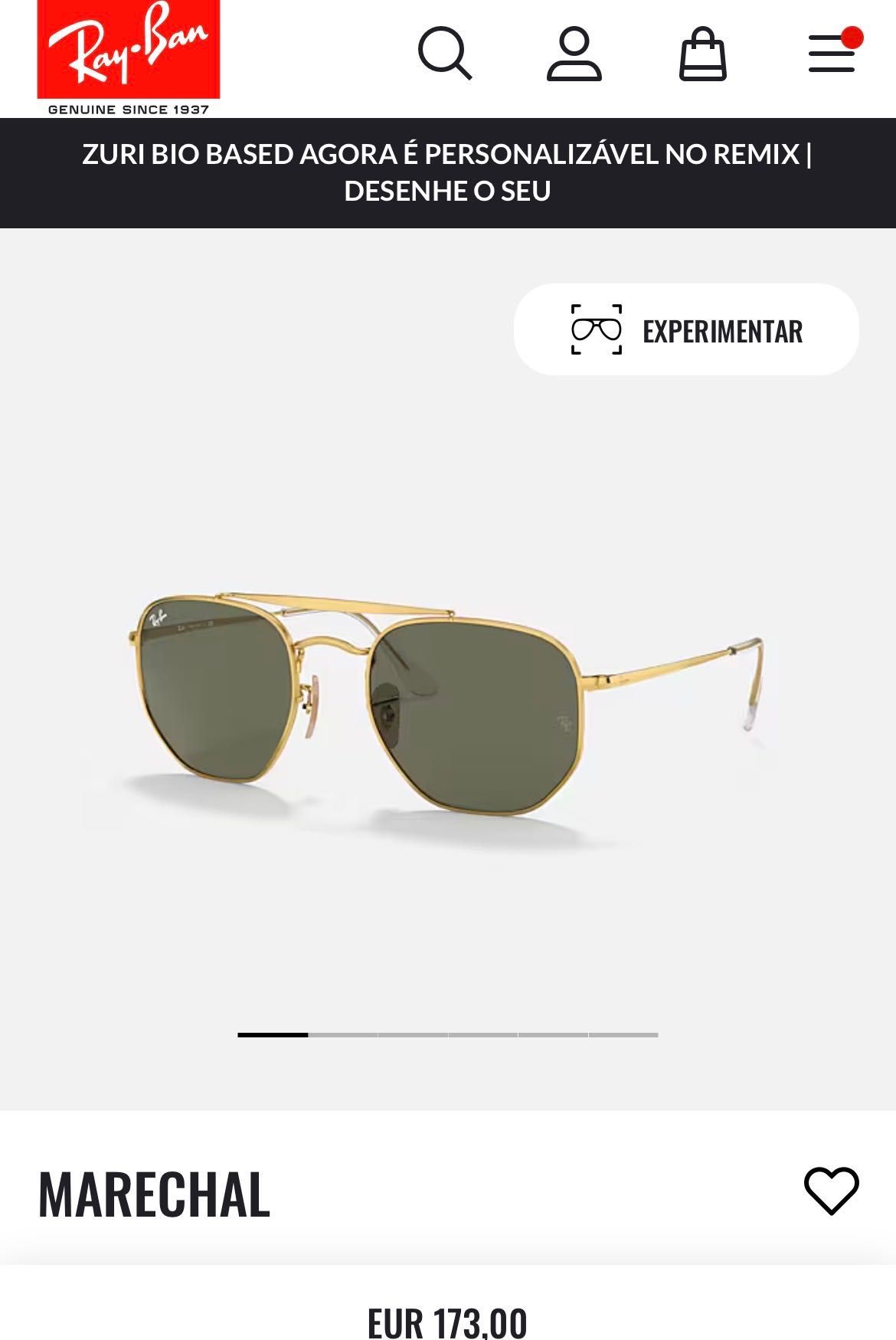 Óculos de sol Ray Ban