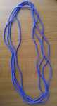 3 colares amarelos+azul (de 2 voltas)