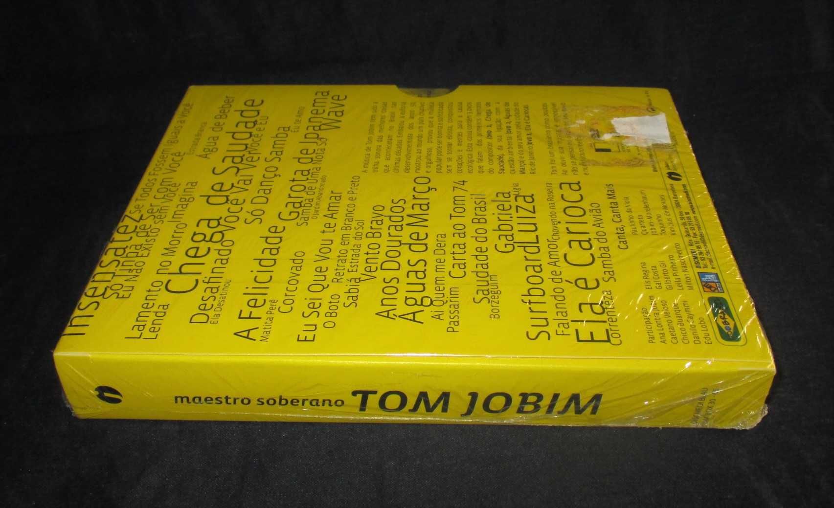 DVDs Tom Jobim Maestro Soberano Embalagem Selada