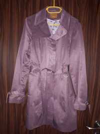 Płaszcz trencz damski Orsay 40/42 wrzosowy lila lawendowy jak nowy