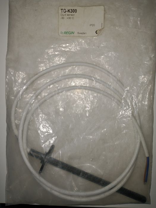 Kanałowy Czujnik Temperatury Regin TG-K300 rekuperacja rekuperator