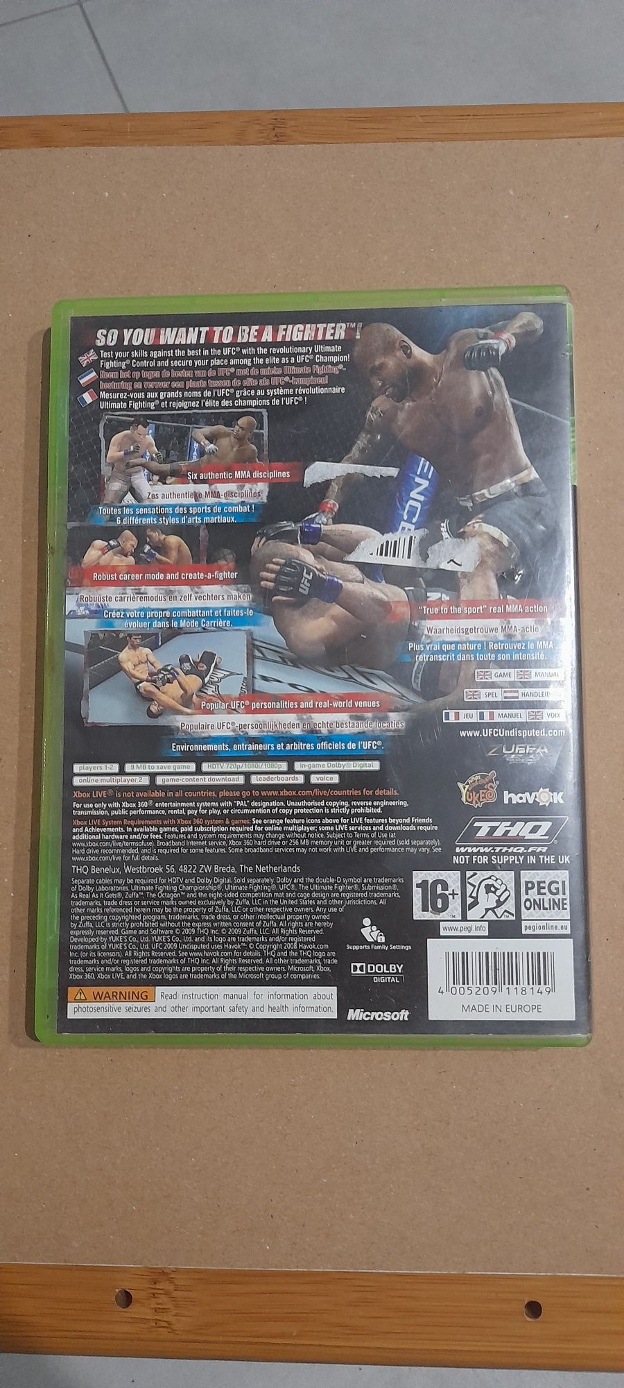 Gra Ultimate Fighting Championship 2009 Undisputed XBOX360