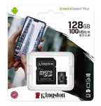 Kingston karta pamięci 128GB MICROSDXC CANVAS SELECT KL. 10 UHS-I