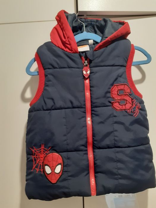 Bezrękawnik kamizelka Spiderman 110 ciepła