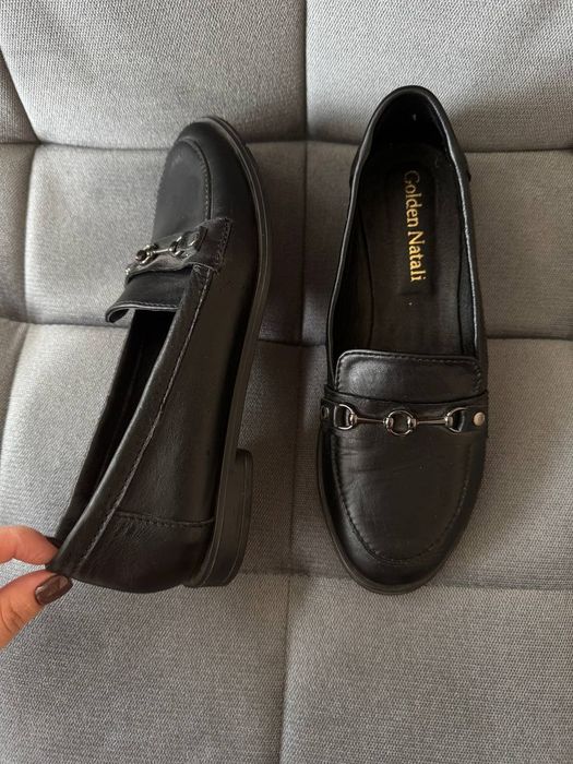 Шкіряні туфлі/лофери