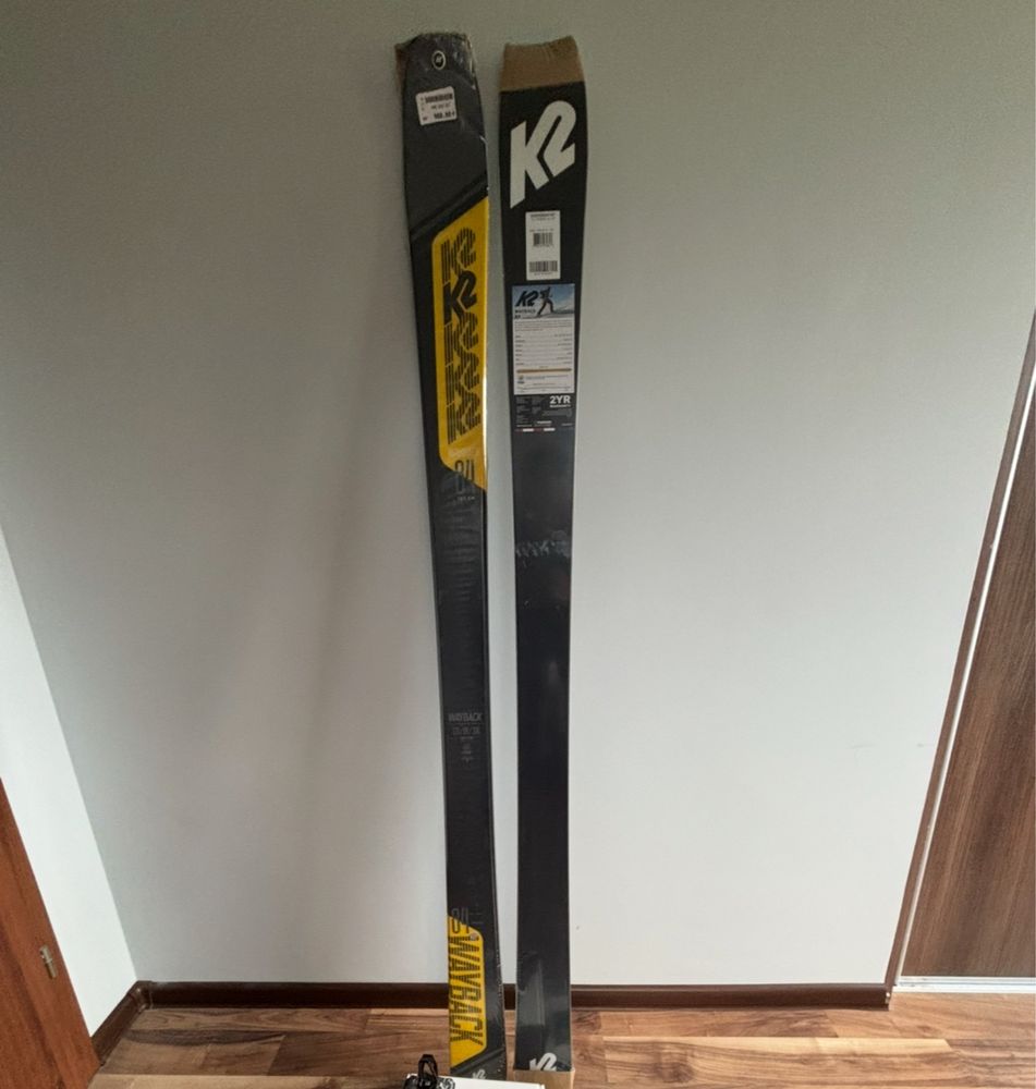 Narty skiturowe K2 Wayback 84 167 nowe