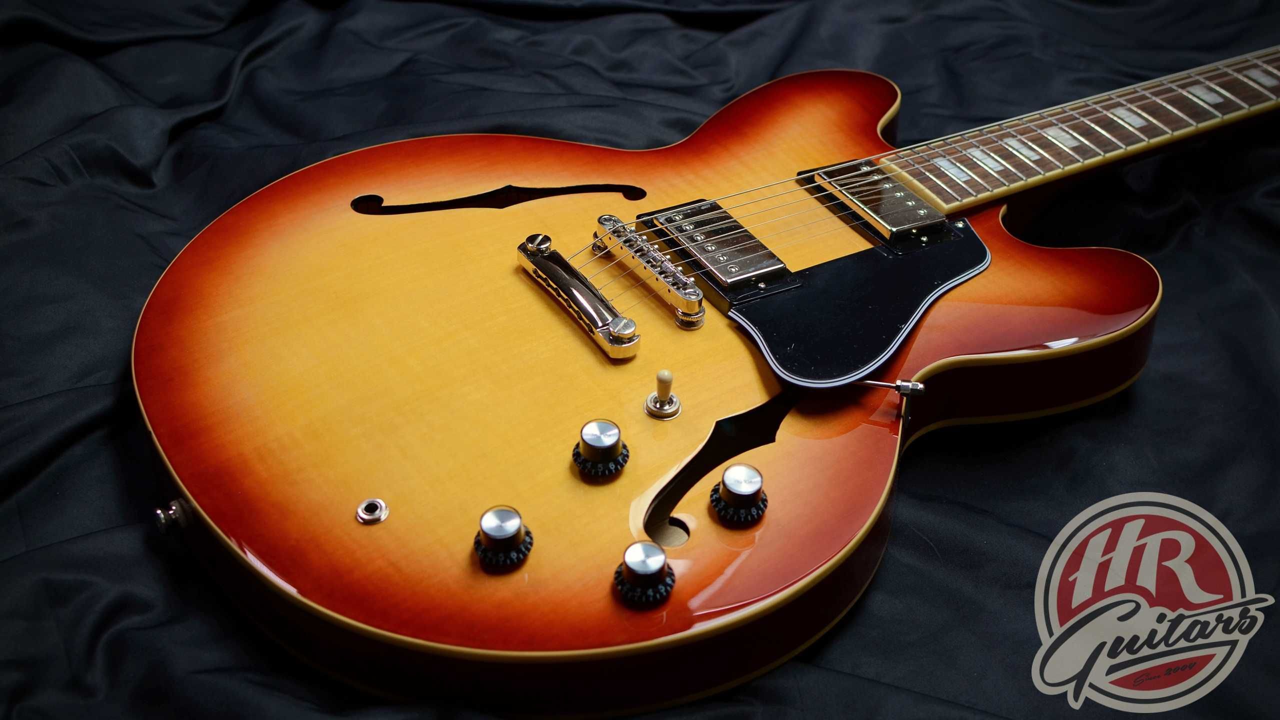 Epiphone ES-335 Figured Raspberry Tea Burst, gitara elektryczna