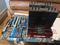 Plyta glowna asis p8p67 z procesorem i5-2500k i ram 4x4gb corsair