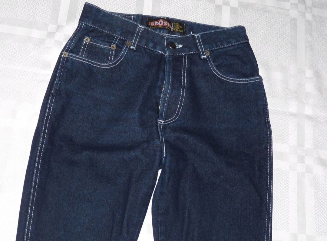 Spodnie Cross Jeans nowe 170 męskie 28 / 30 bawełna NIE rurki Warszawa