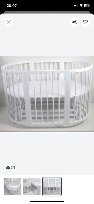 Дитяче ліжко трансформер 5 в 1