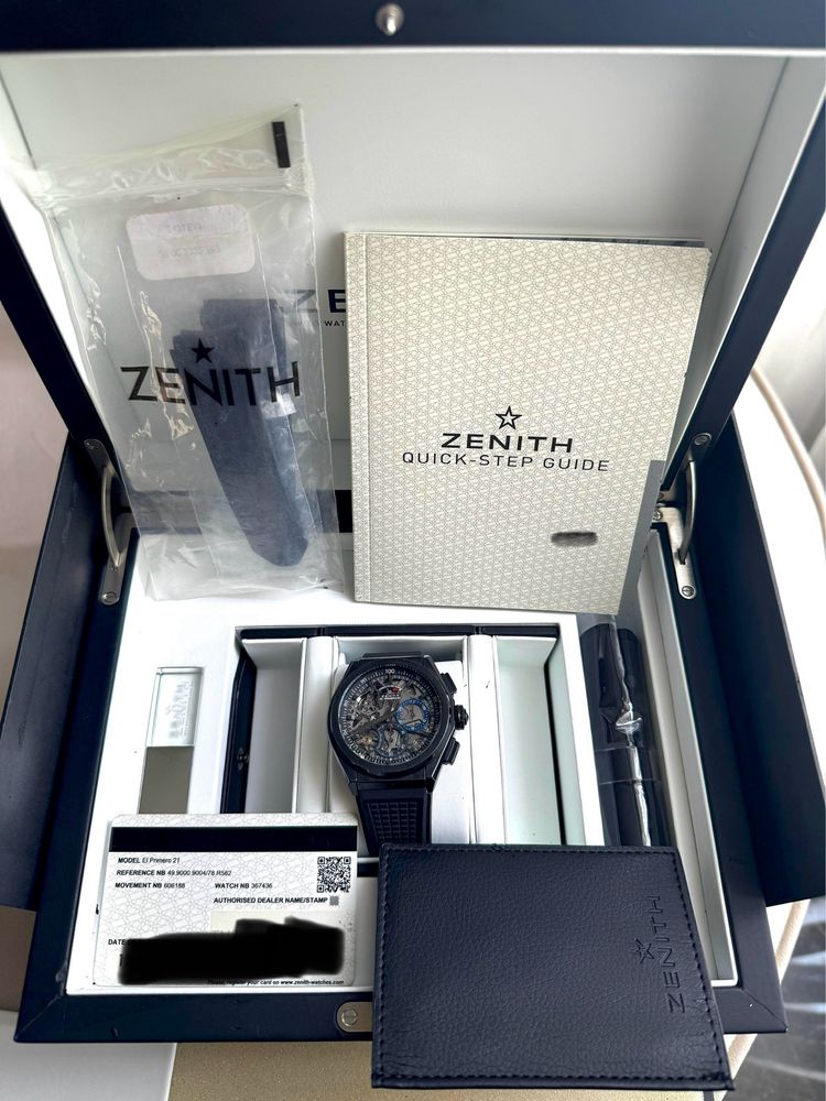 ZENITH Defy El Primero 21 Chronograph , omega rolex breitling