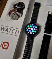 Czarny smartwatch