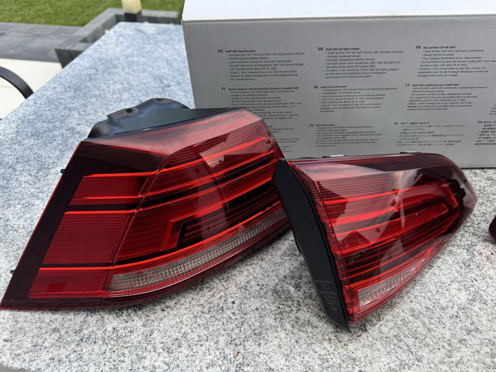 Tylne lampy led volkswagen golf 7