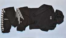 Sportowe dresy czarne (5 szt.) r. 134/140