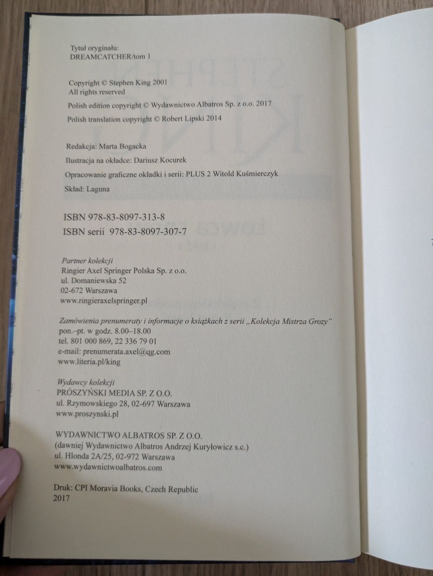 Łowca snów Stephen king