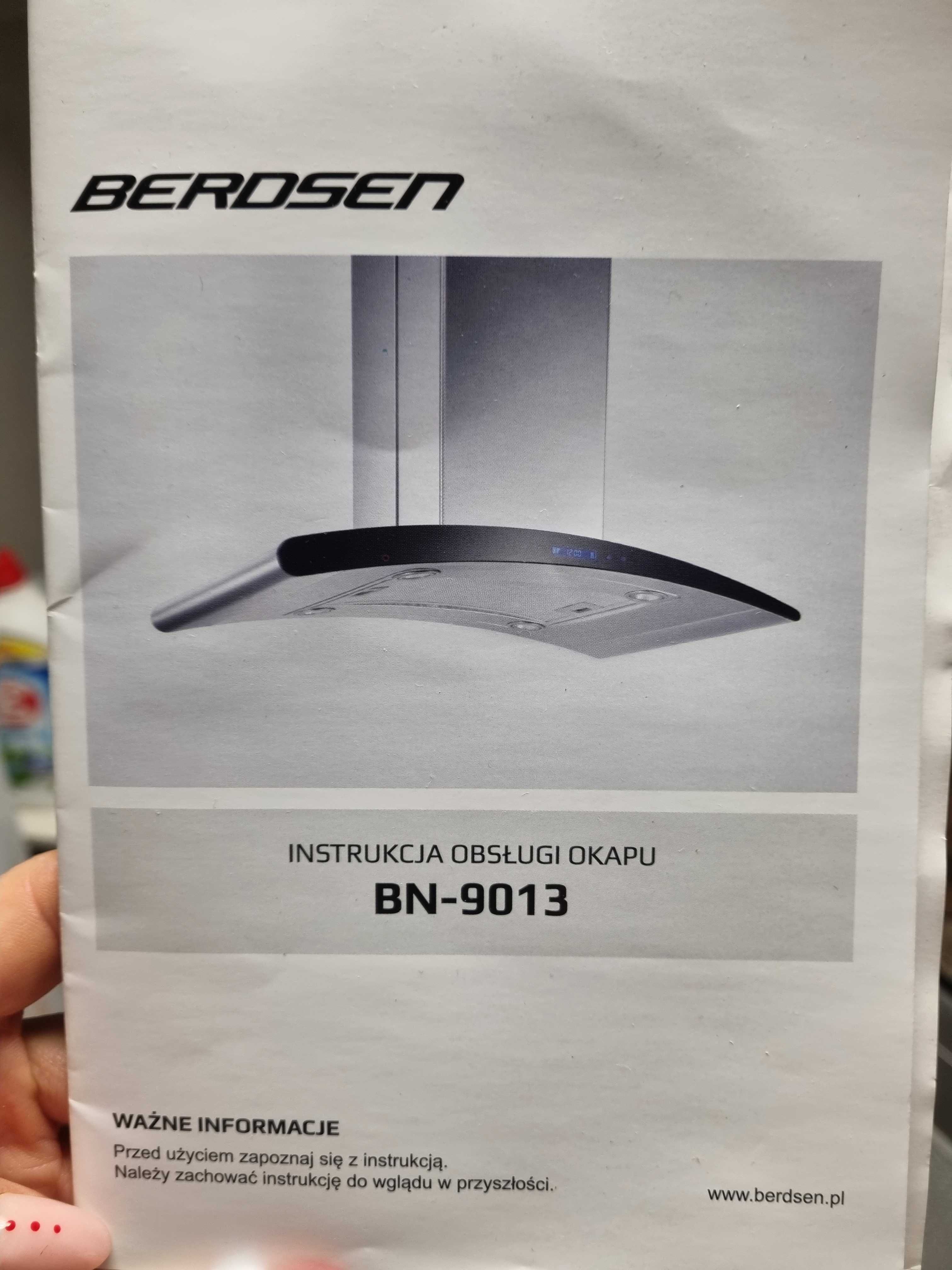 Okap BERDSEN BN9013 Srebrny