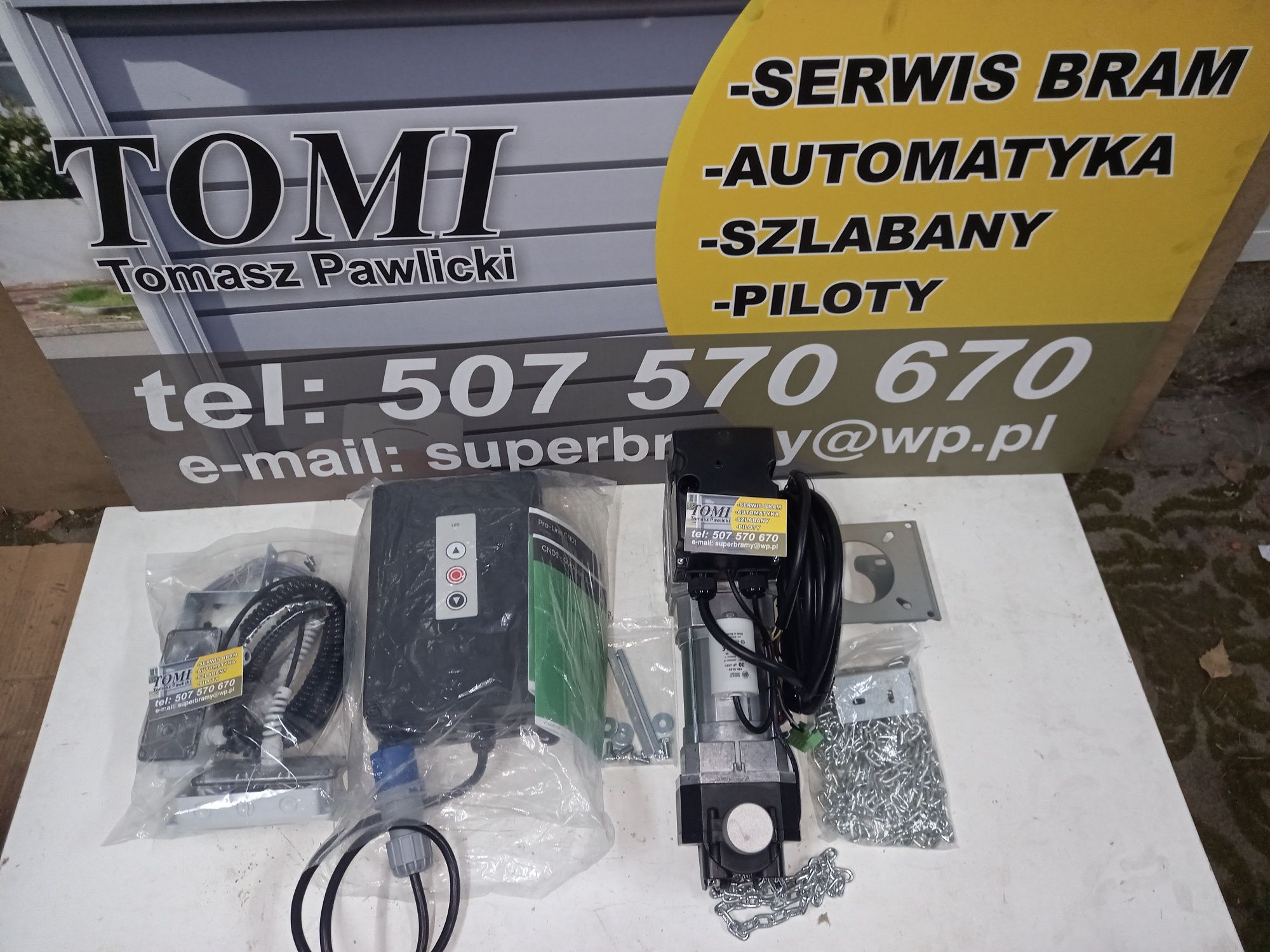 Silnik-napęd-automat brama przemysłowa-segmentowa Proline-Mfz-Gfa-Nice