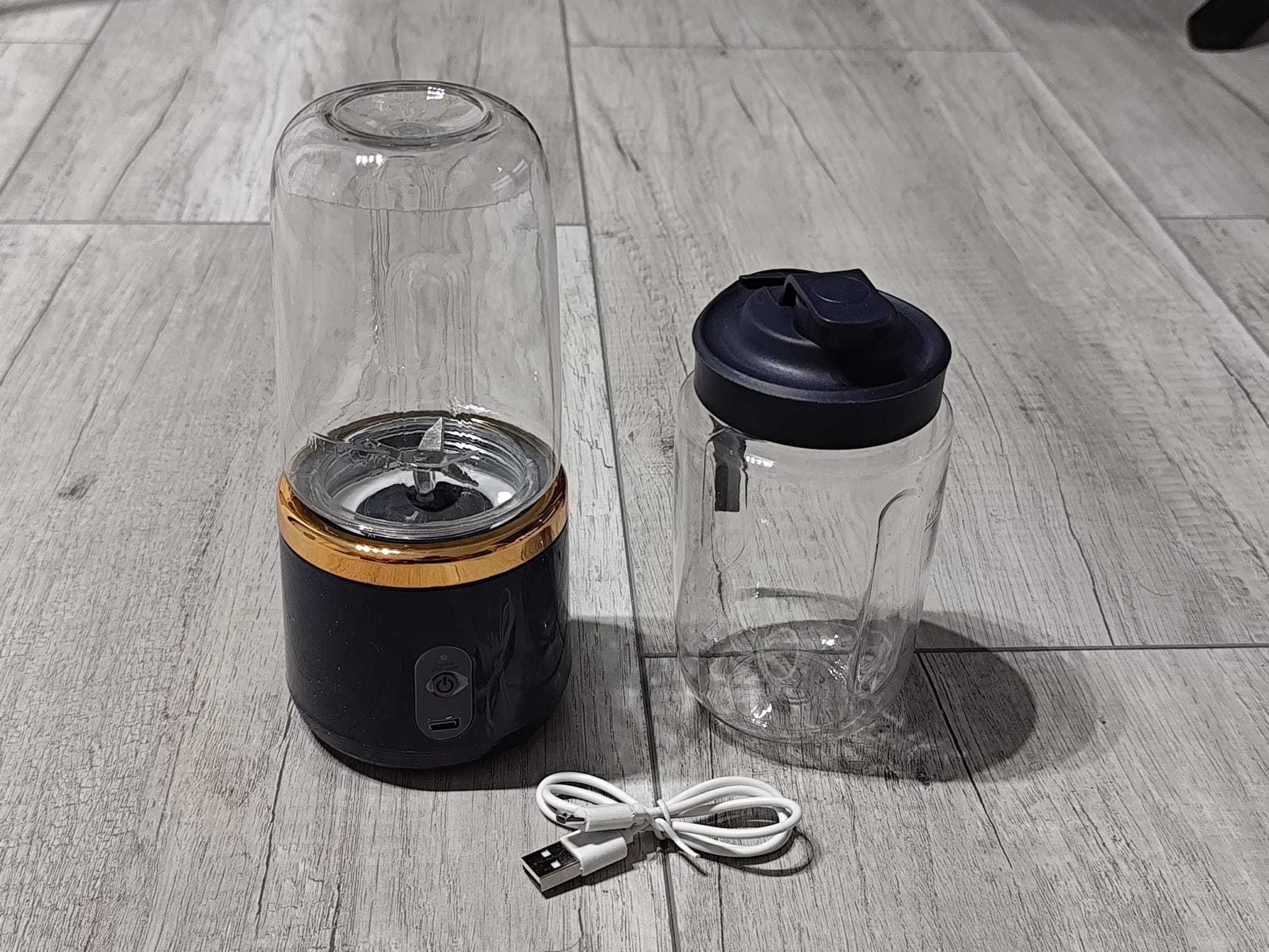Przenośny mini blender sokowirówka mikser 400ml bezprzewodowy