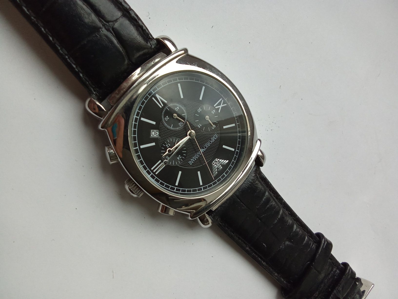 męski zegarek Emporio Armani ar-0286
Zegarek jest sprawny, 
Stan jak n