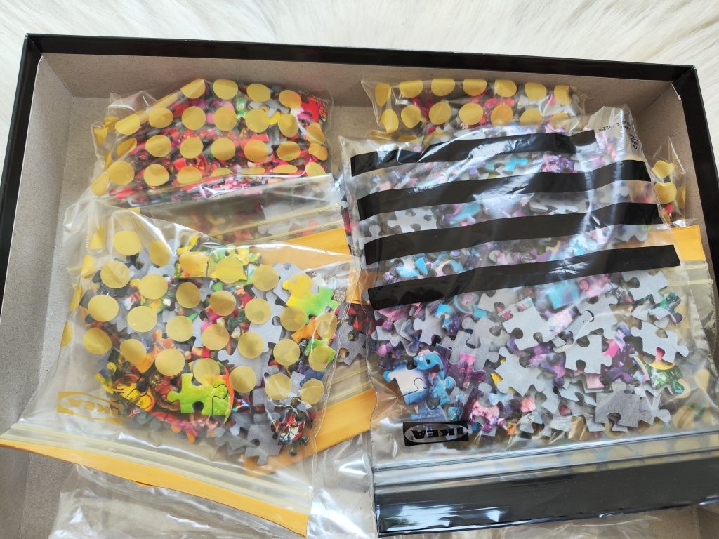 Puzzle 1000 elementów, Clementoni colorboom collection, raz ułożone